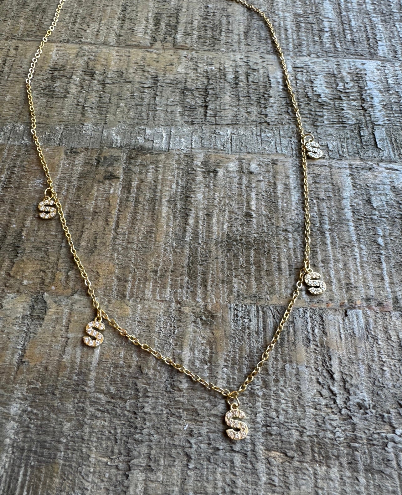 Letter Charm Necklace