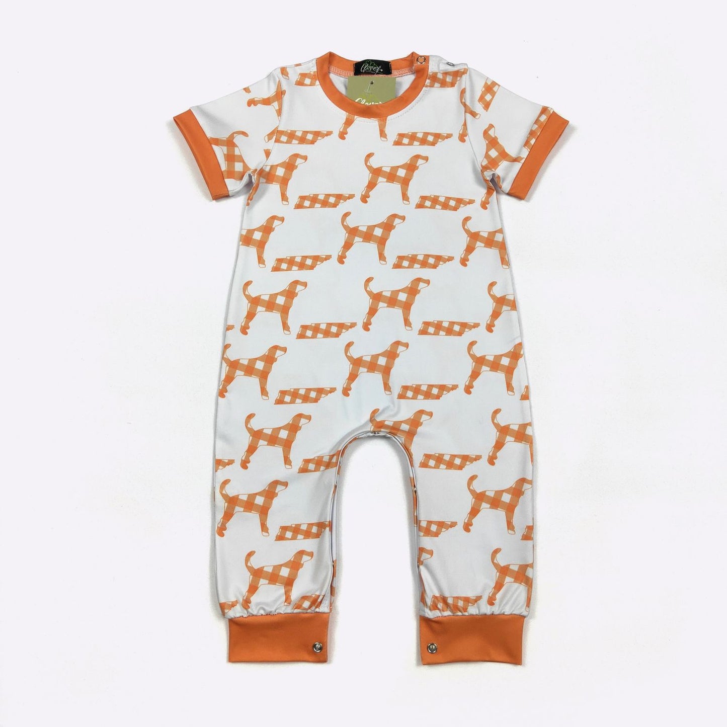 Checkered TN Boy Romper