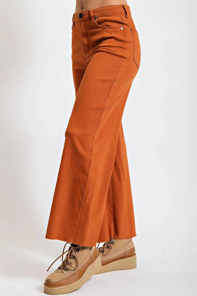 Brick Wide Leg Pants