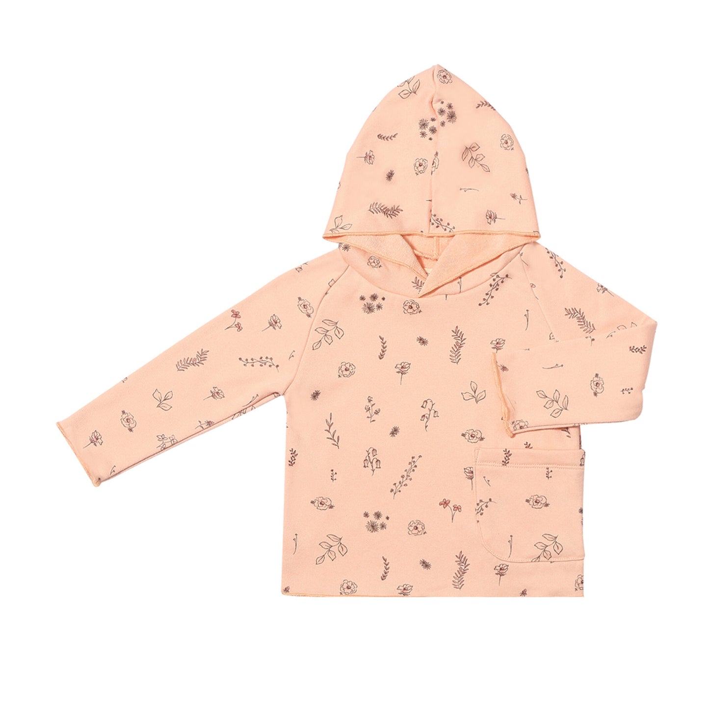Demelza Floral Hooded Top