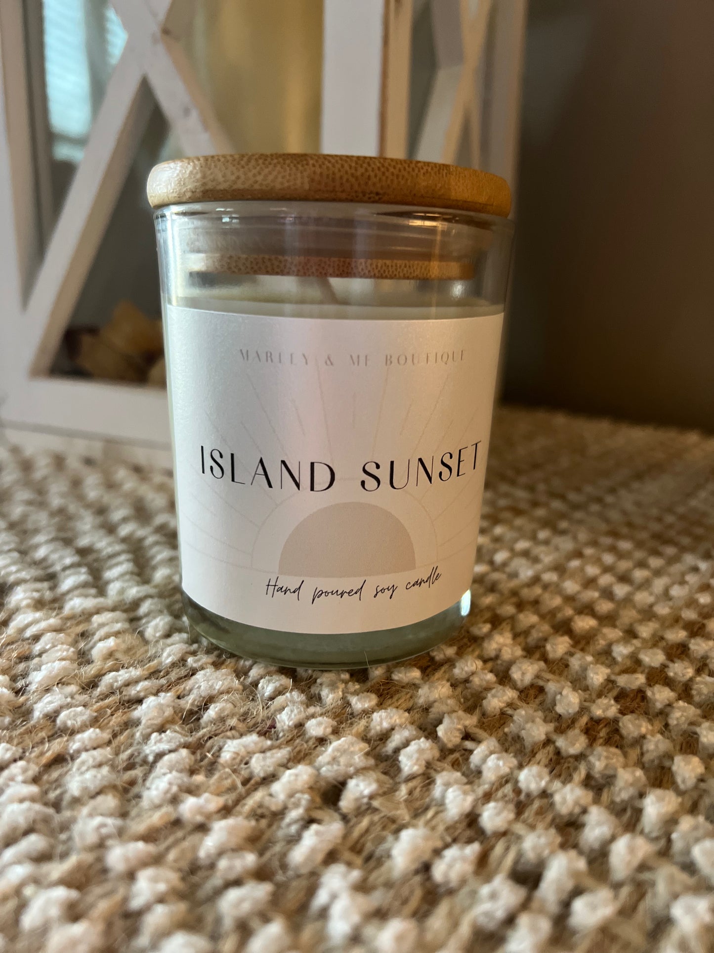 6 Oz. Clear Jar w/ Bamboo Lid