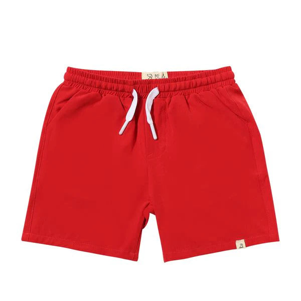 Me & Henry Red Surf Swim Shorts