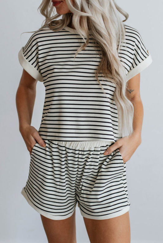 White Stripe Set
