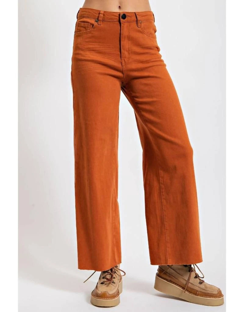 Brick Wide Leg Pants