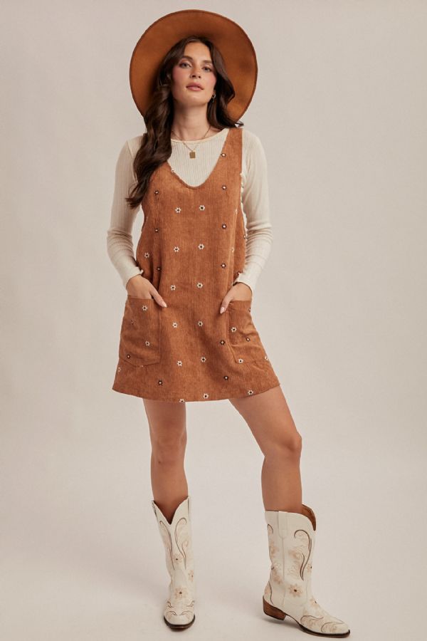 Give Me Fall Corduroy Dress