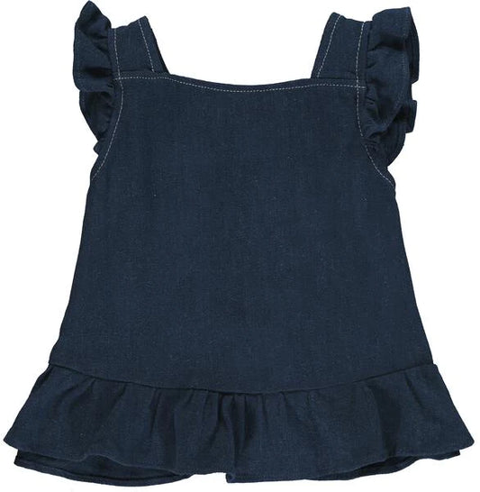 Vignette Iris Top in Navy