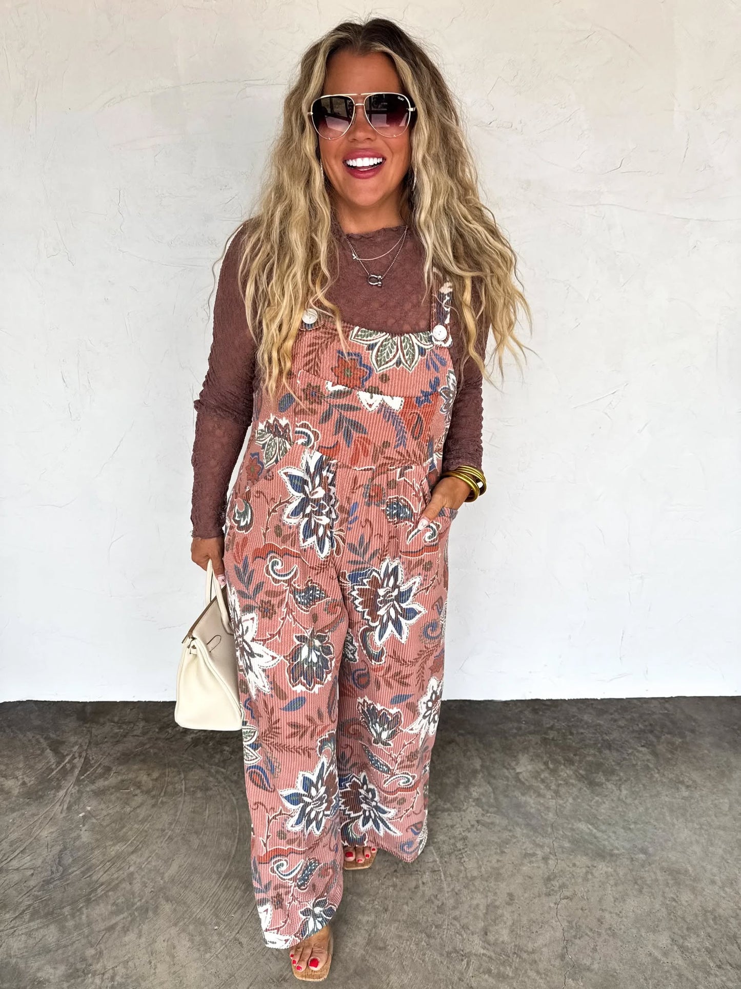 Fall Floral Karli Overalls