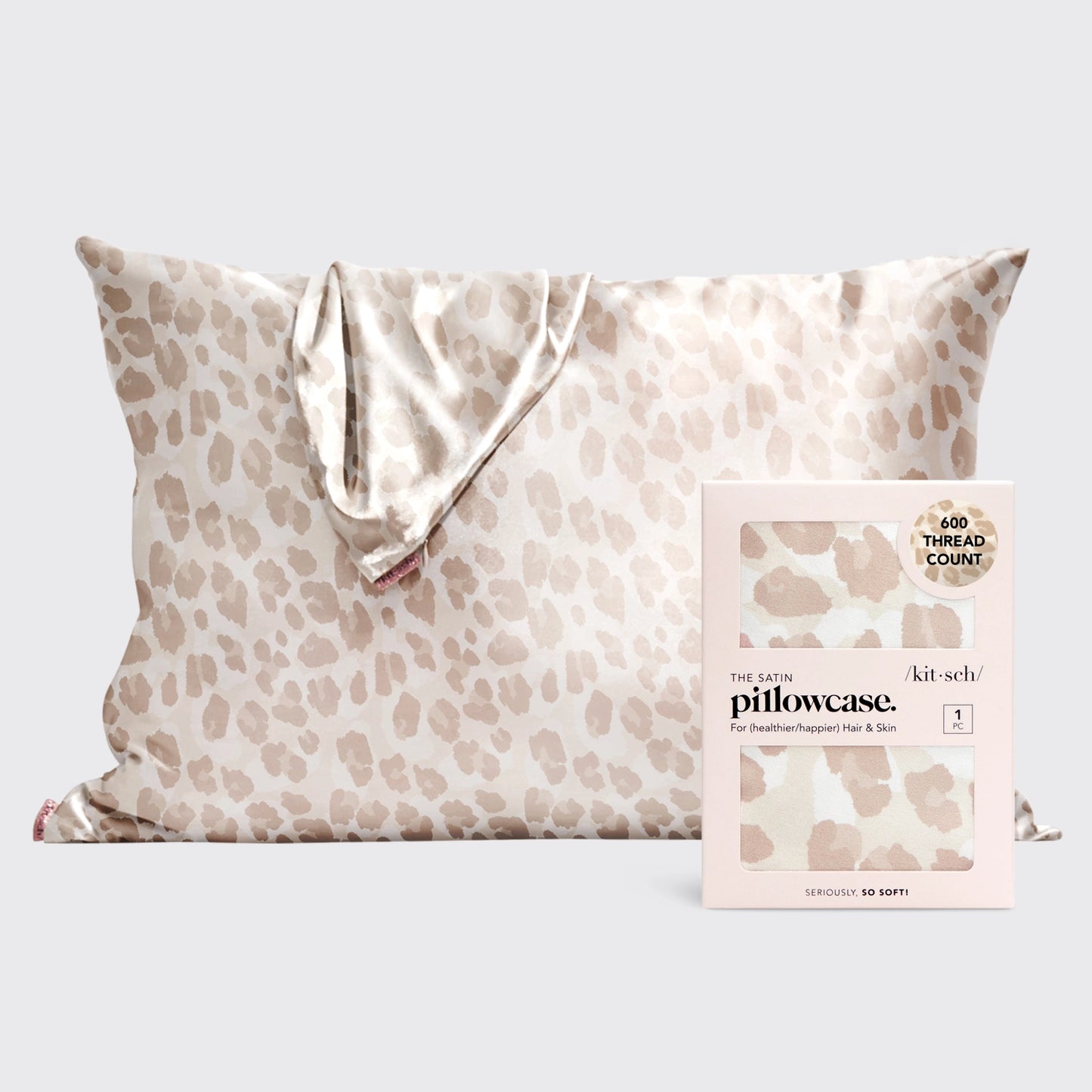 Kitsch Standard Size Satin Pillowcase