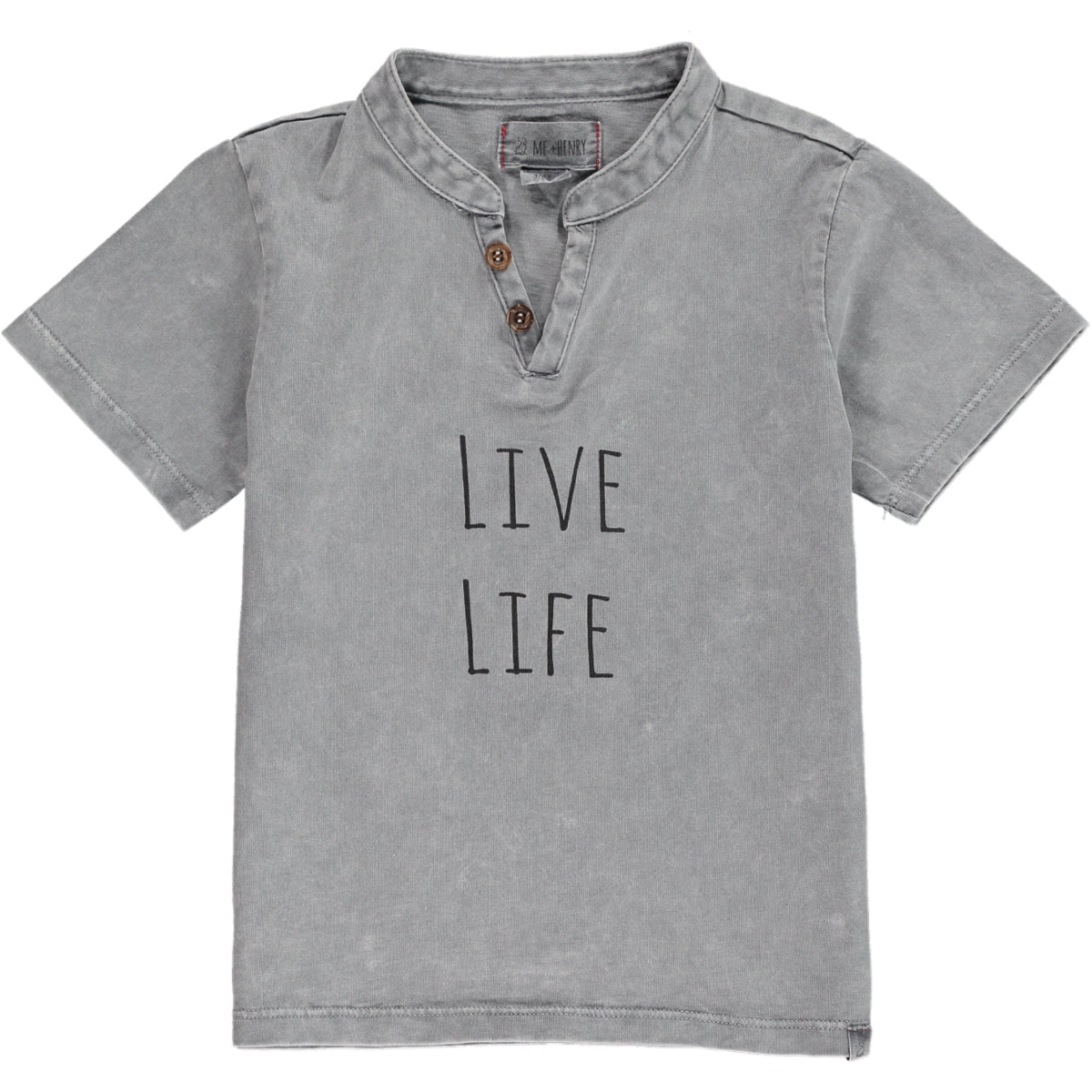 Me & Henry Grey Live Life Tee