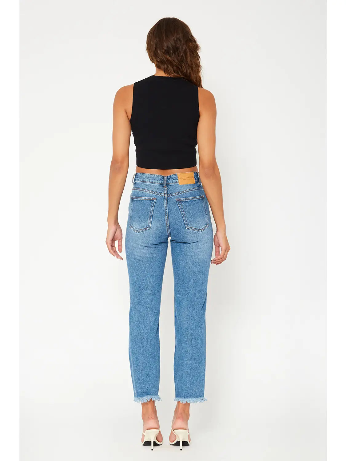 Juniors - Monkey Ride Jeans - High-Waisted Mom Fit