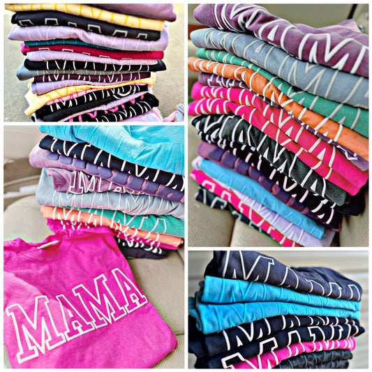 Mystery MAMA Puff Tees