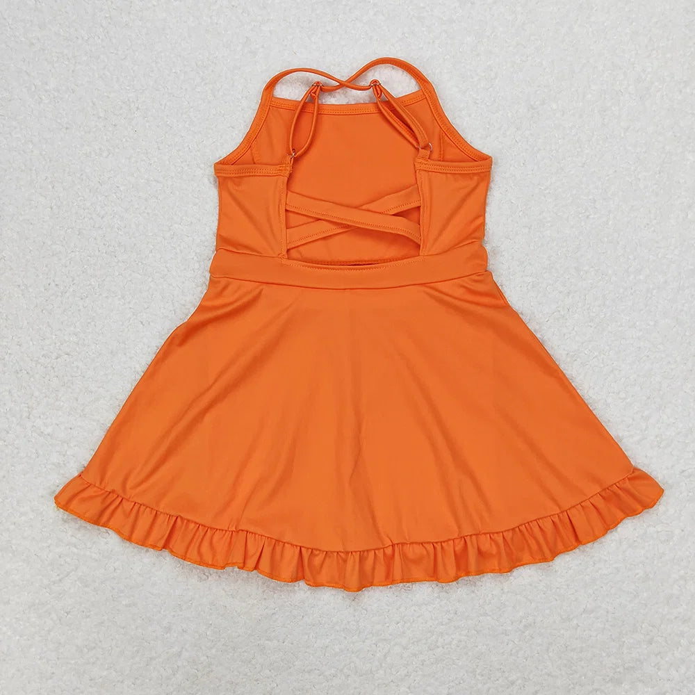 Orange Active Wear Dress