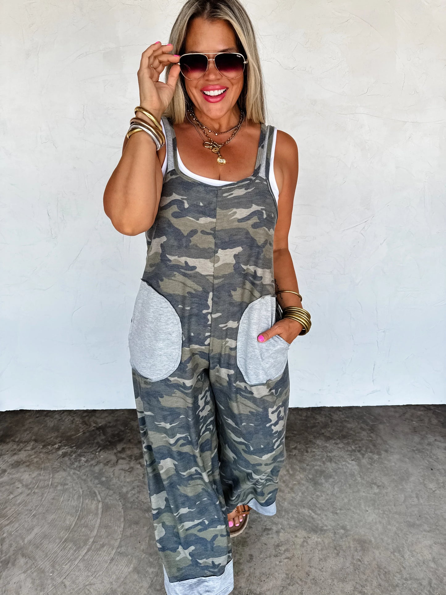 Ricki Camo Jumpsuit
