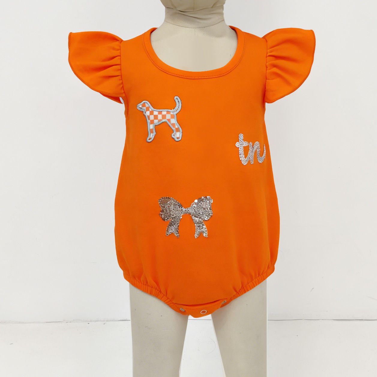 Tennessee Silver Sequin Romper