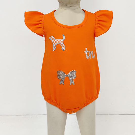 Tennessee Silver Sequin Romper