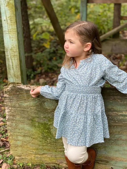 Vignette Willow Blue Floral Dress