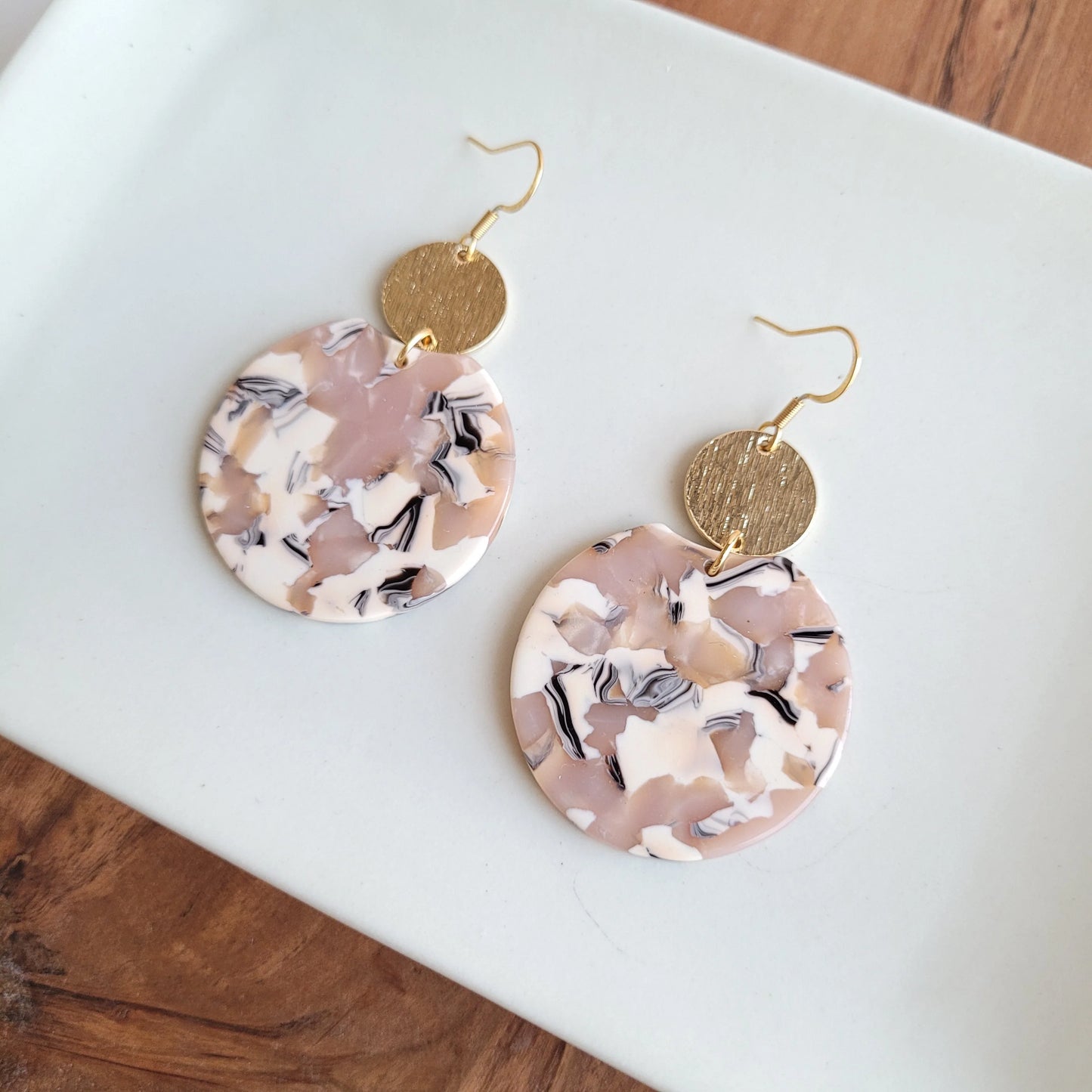 Zoey Earrings - Sandstone