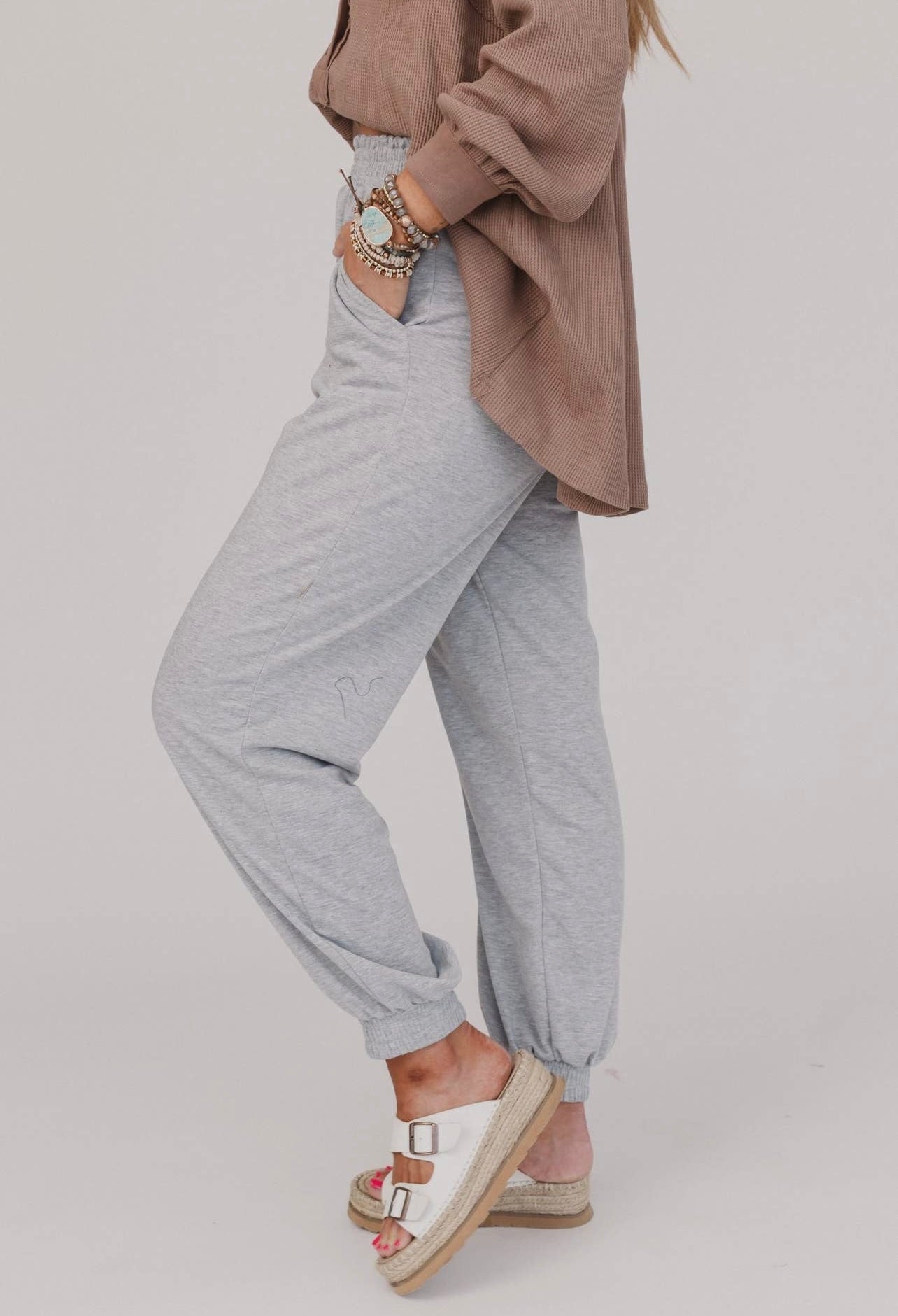 Celeste Jogger Pants - Heather Gray