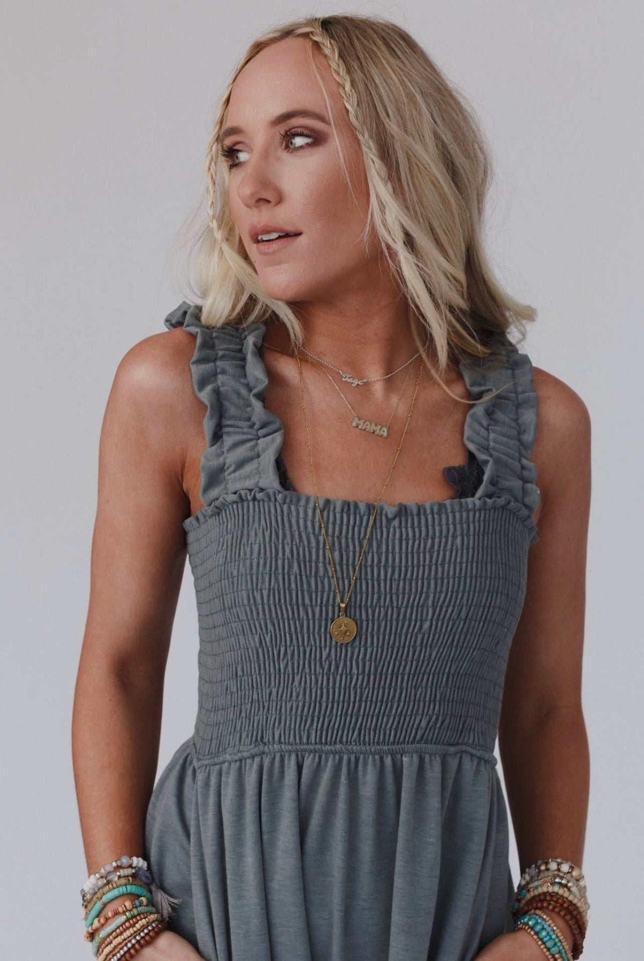 Willow Smocked Harem Jumpsuit