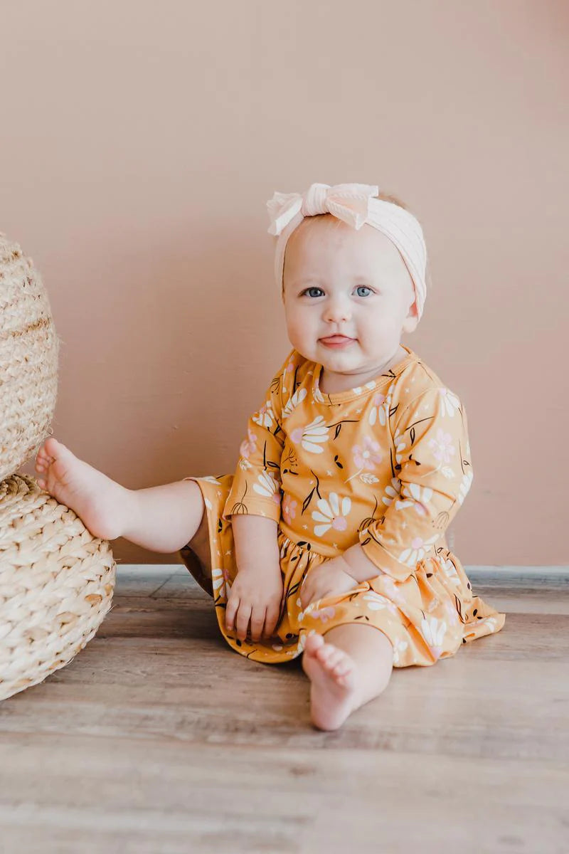 Mila & Rose Dandelions in Fall Twirl Bodysuit